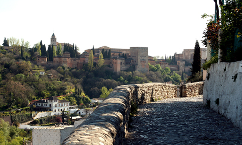 Vista de la Alhambra desde el Sacromonte.