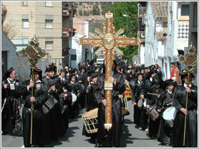 La Semana Santa de Hñijar es conocida en toda España. (Foto cortesía del Ayuntamiento de Híjar)
