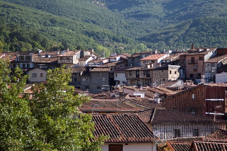 Panorámica general de Hervás, Cáceres, en foto de M.A,. Bejarano