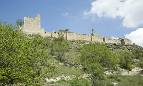 Impresionante vista del castillo de Moclín