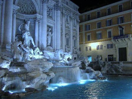 La Fontana dei Trevi, testigo mudo de millones de declaraciones de amor.