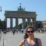 BERLÍN. Frente a la Puerta de Brandenburgo.