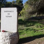 Señalización del Barranco de Viznar.